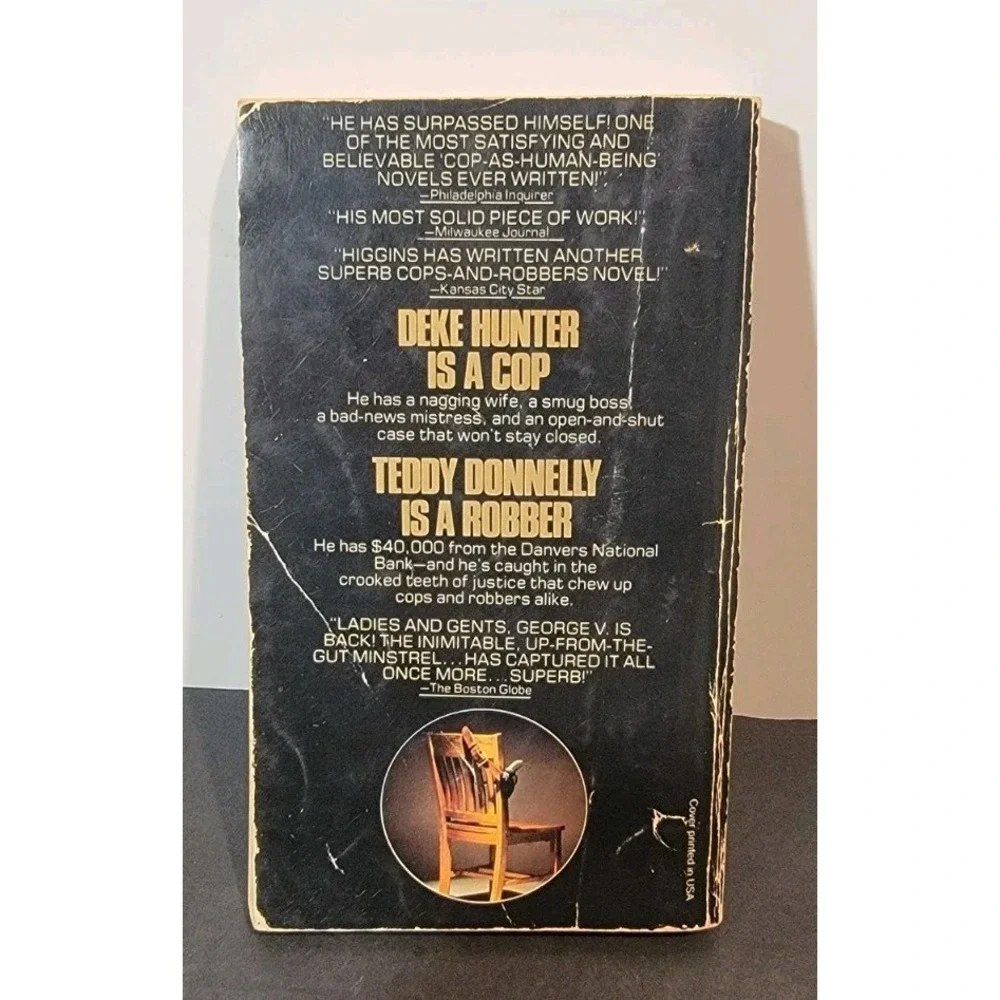 The Judgment of Deke Hunter By  George V. Higgins Paperback Book Crime Novel‎